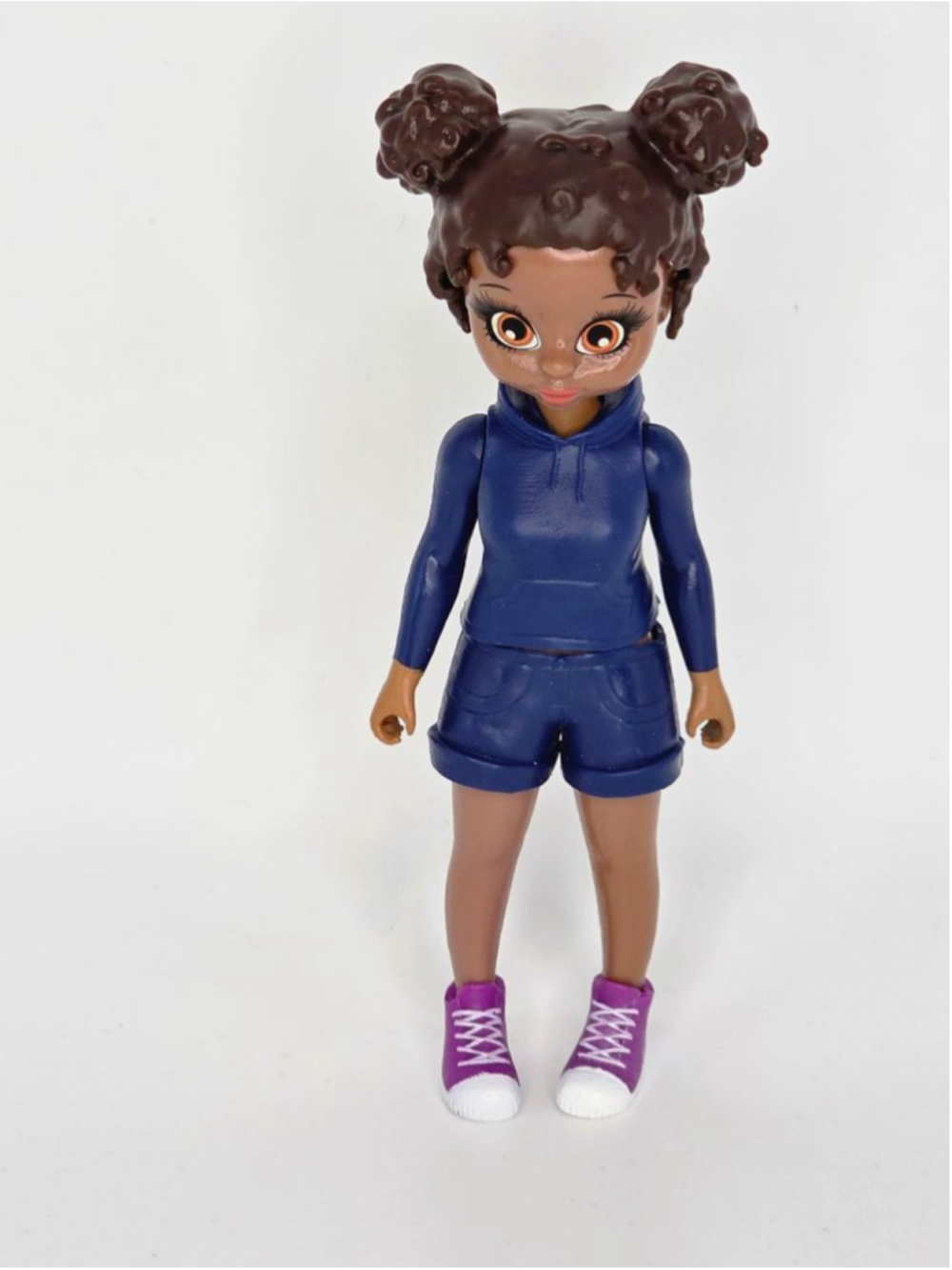 Girls Unbranded Doll Toy One Size Brown Blue